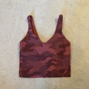 Lululemon Align Tank Top red camo size 2!